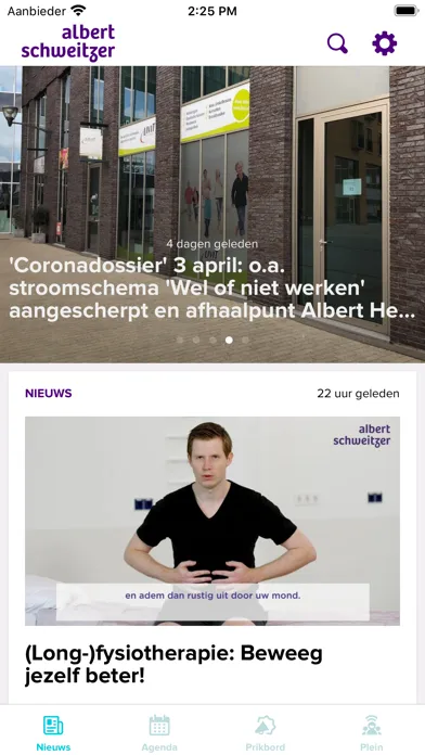 Скриншоты ASz Nieuwsapp