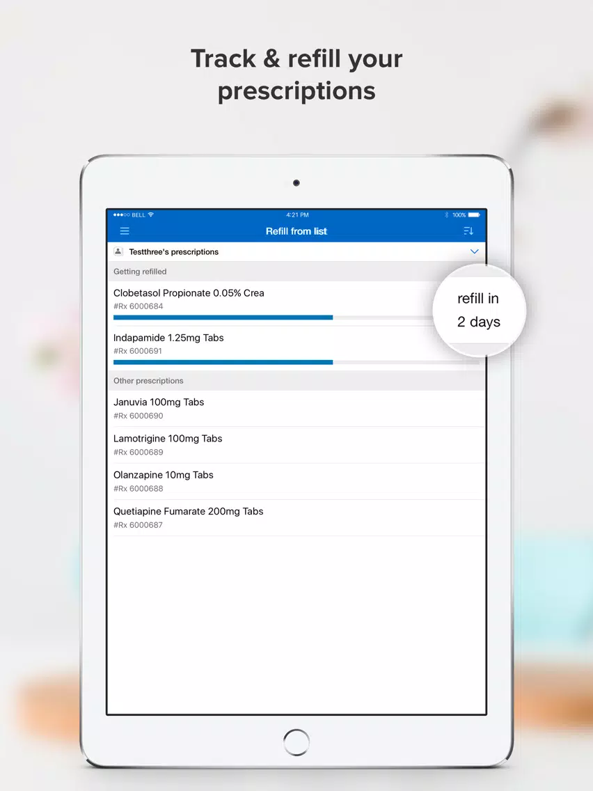 Albertsons Pharmacy iPad  Screenshots