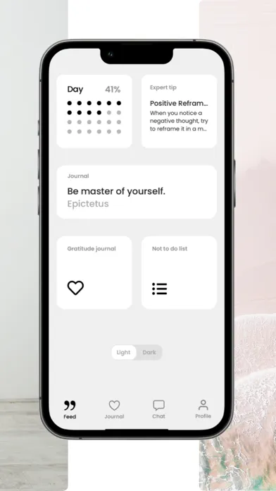 Thoughts: CBT AI therapist Screenshots