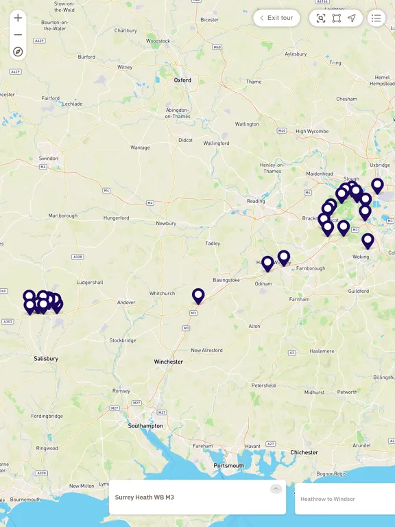 Albion Touring App iPad  سکرین شاٹس
