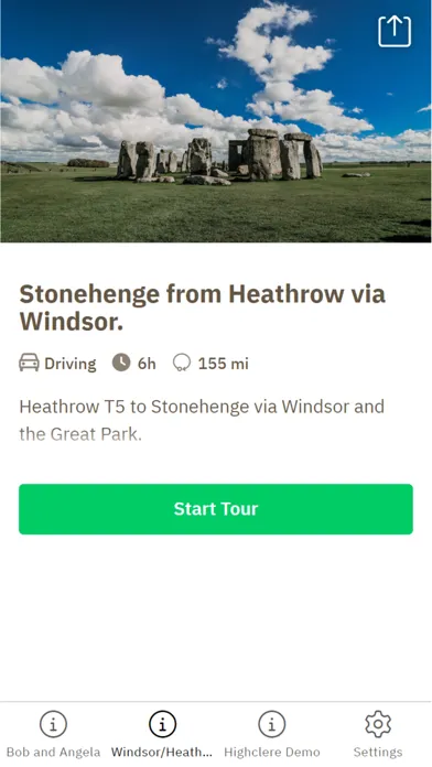 Albion Touring App سکرین شاٹس