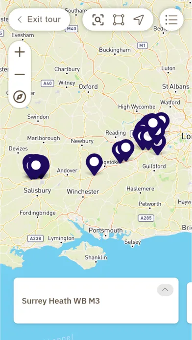 Albion Touring App سکرین شاٹس