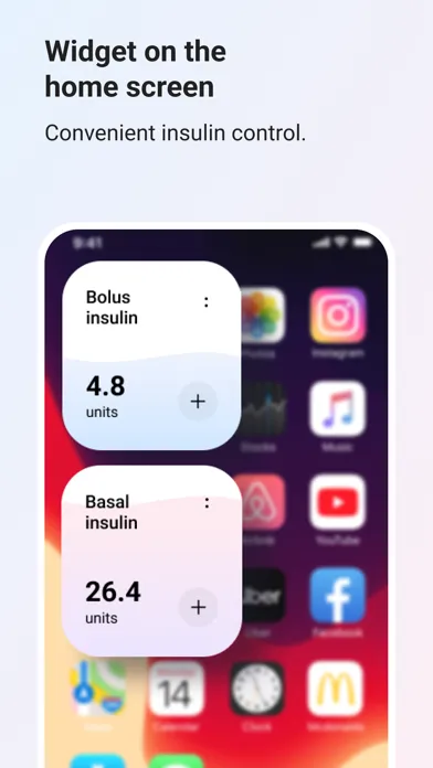 Tangkapan skrin DiaDaily: Your diabetes diary