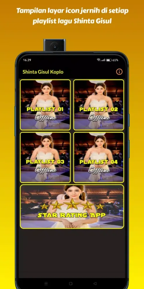 Capturas de tela do Dangdut Koplo Shinta Gisul Mp3