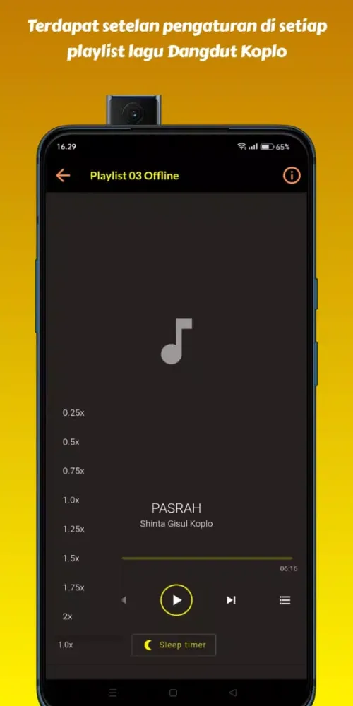 Capturas de tela do Dangdut Koplo Shinta Gisul Mp3