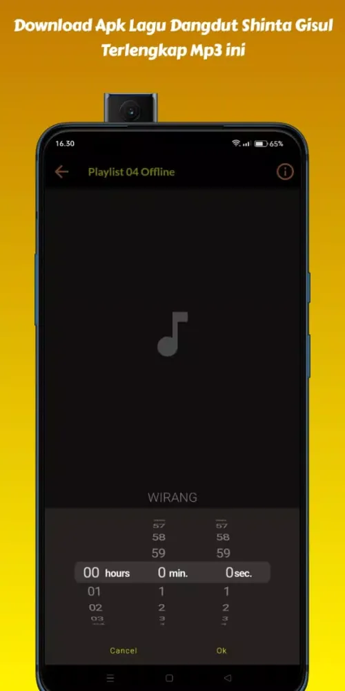 Capturas de tela do Dangdut Koplo Shinta Gisul Mp3