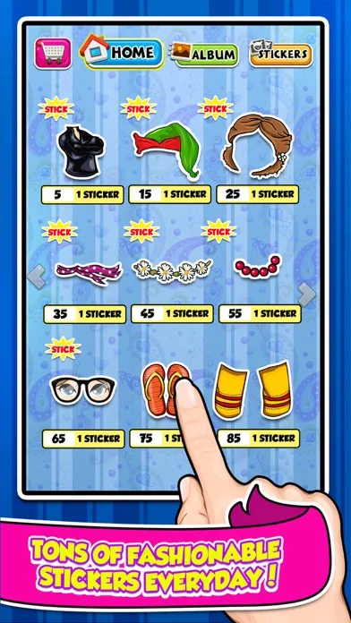 Capturas de pantalla de My Fashion Dress-Up Album - Fun Girls Make-Up Beauty Salon Games!
