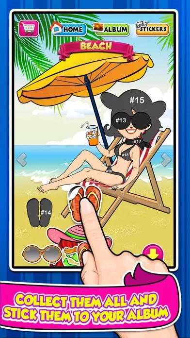 Capturas de pantalla de My Fashion Dress-Up Album - Fun Girls Make-Up Beauty Salon Games!