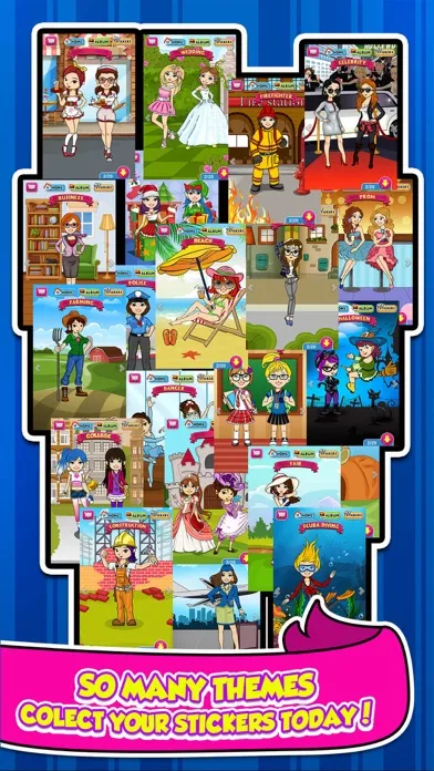 Capturas de pantalla de My Fashion Dress-Up Album - Fun Girls Make-Up Beauty Salon Games!
