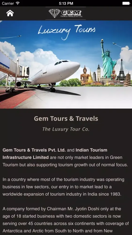 GEM Tours & Travels Screenshots
