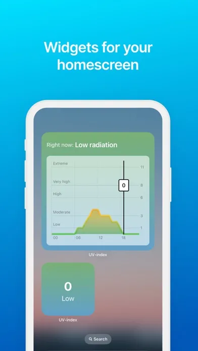 Capturas de pantalla de UV Index Tracker - Tan Widget