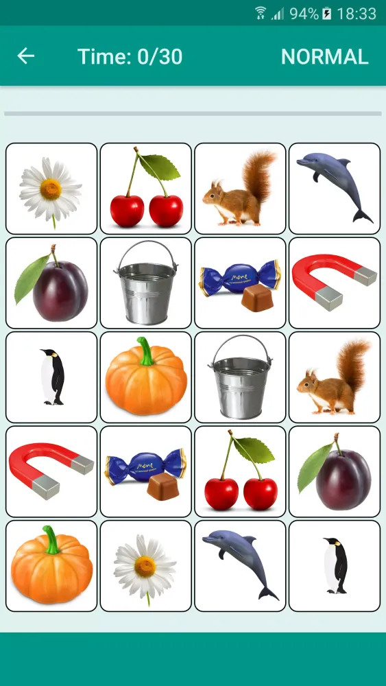 Brain game. Picture Match. Screenshots