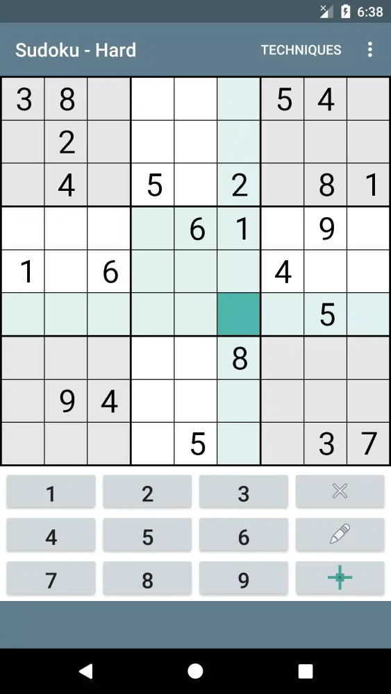 Capturas de tela do Sudoku