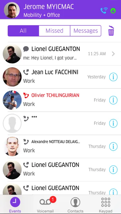 Capturas de tela do OTCV for iPhone