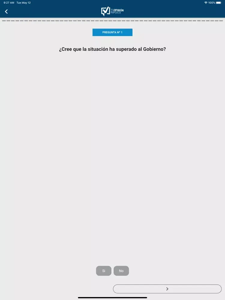 Tu Opinión Importa iPad 應用截圖