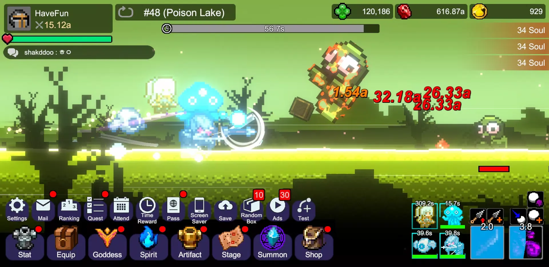 Zrzuty ekranu Monster Crusher: Hack & Slash