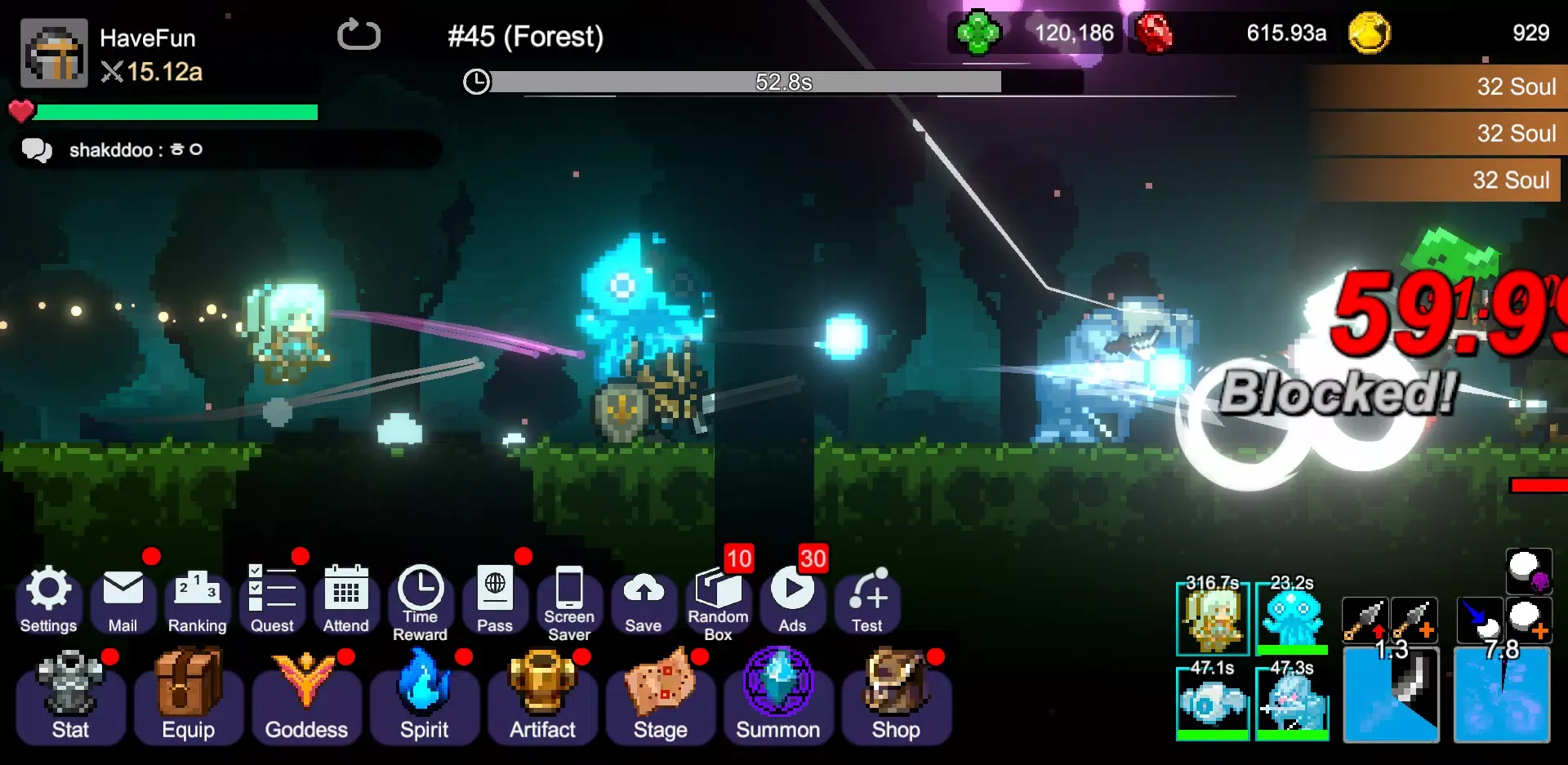 Zrzuty ekranu Monster Crusher: Hack & Slash