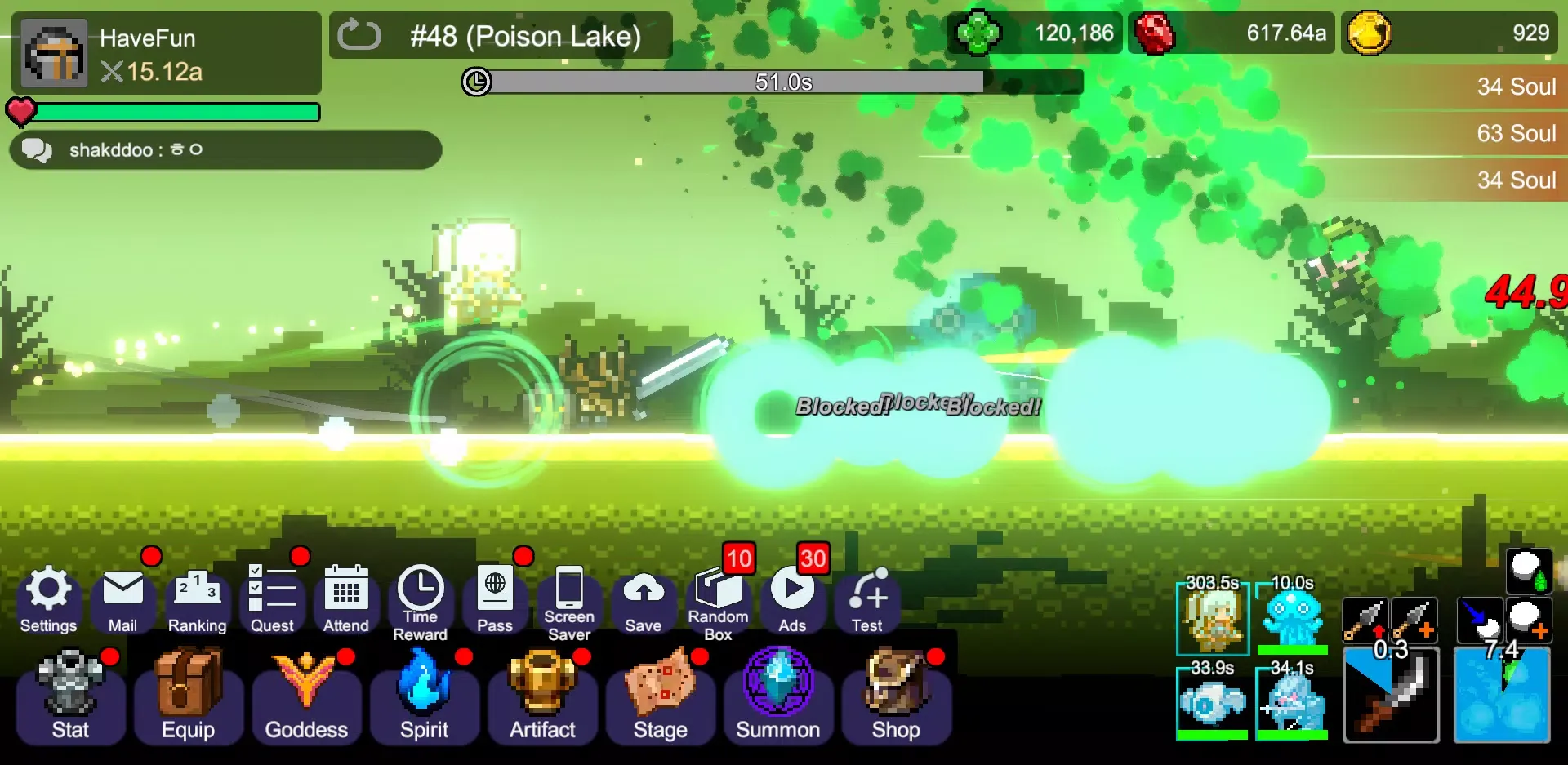 Zrzuty ekranu Monster Crusher: Hack & Slash