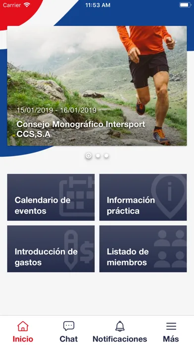 Captures d'écran de Intersport Corporate
