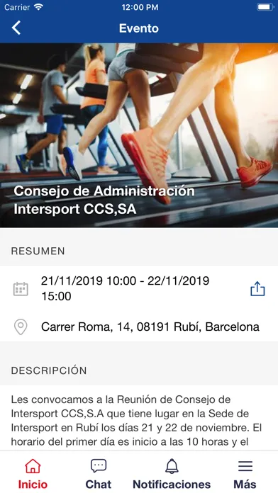 Captures d'écran de Intersport Corporate
