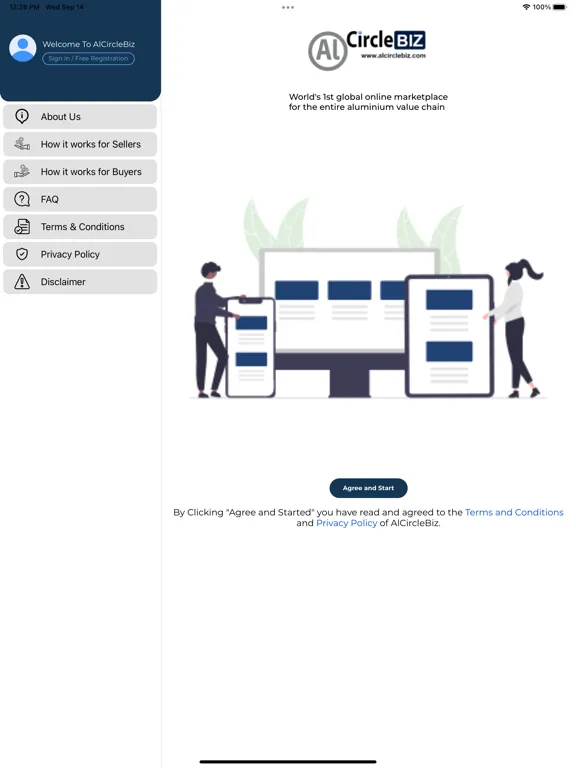 Capturas de tela do AL Biz (formerly AlCircleBiz) iPad 