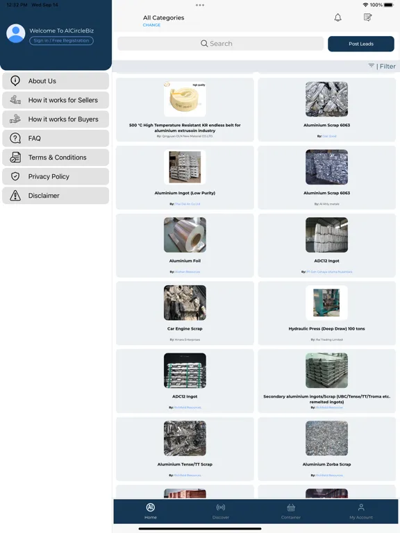 Capturas de tela do AL Biz (formerly AlCircleBiz) iPad 