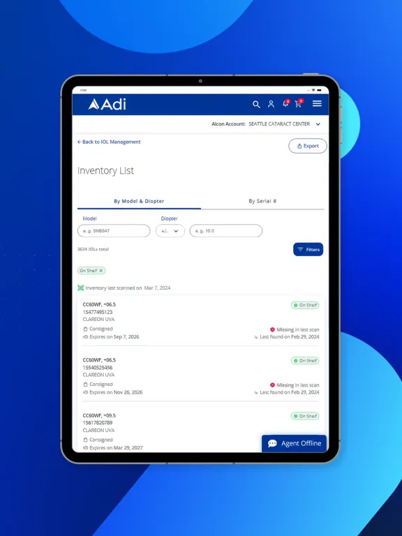 Adi by Alcon iPad 應用截圖