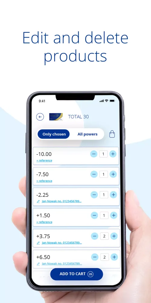 MyAlcon FitSCAN Screenshots
