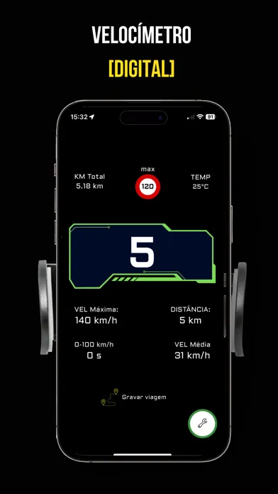 Velocímetro Digital - Odômetro Screenshots