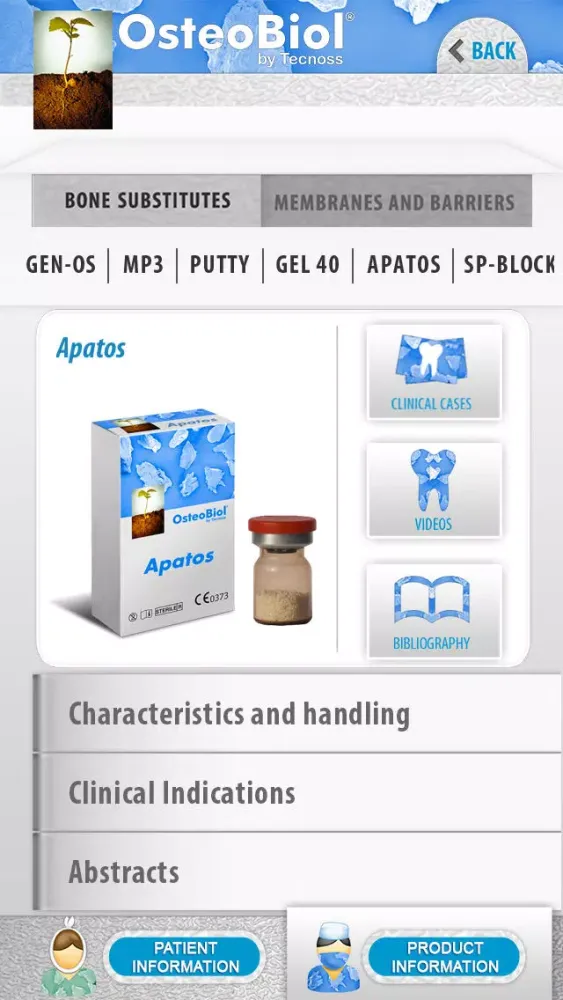 OsteoBiol Screenshots