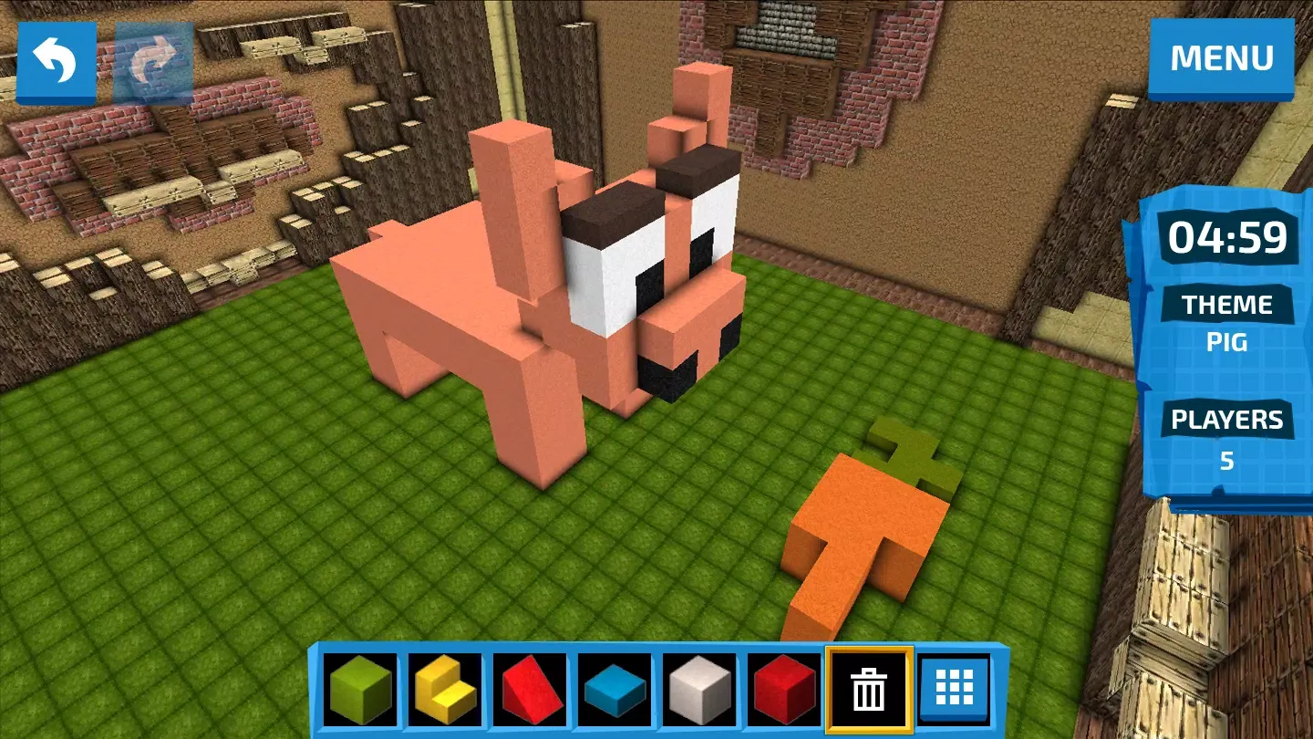 Tangkapan layar Build Battle Craft