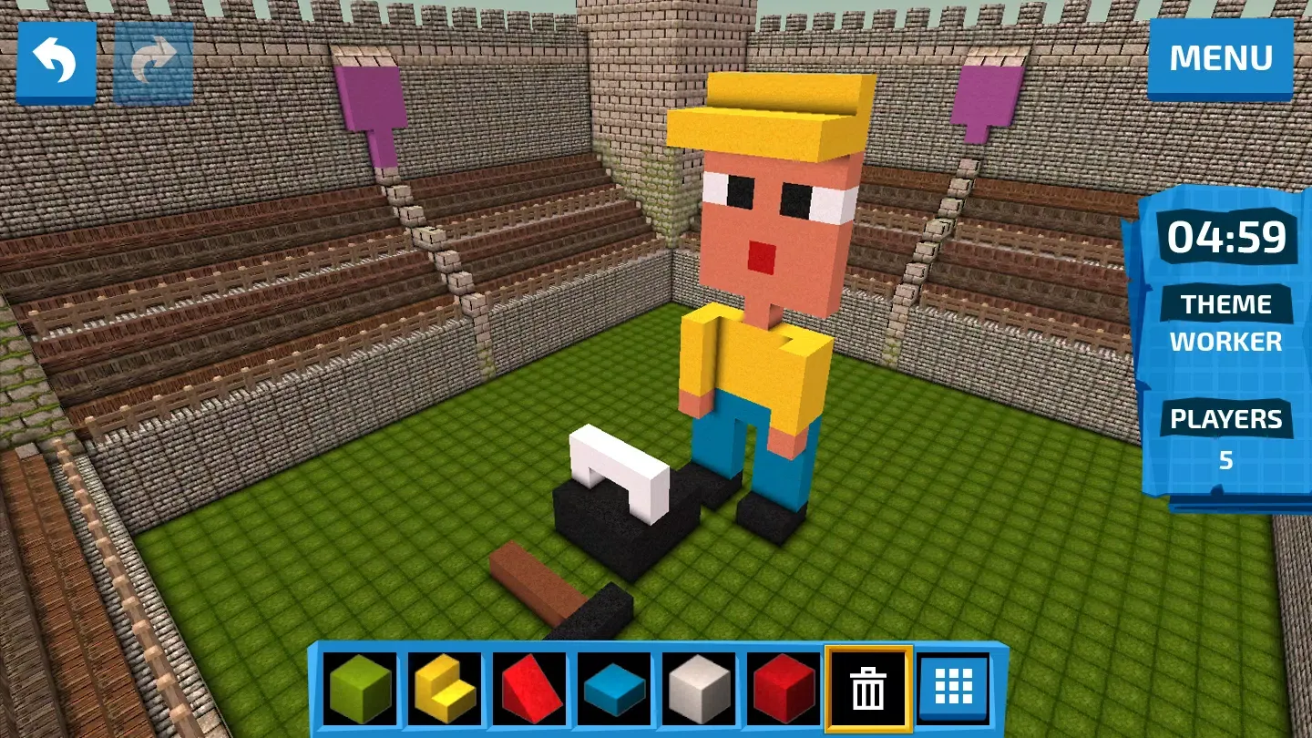 Tangkapan layar Build Battle Craft