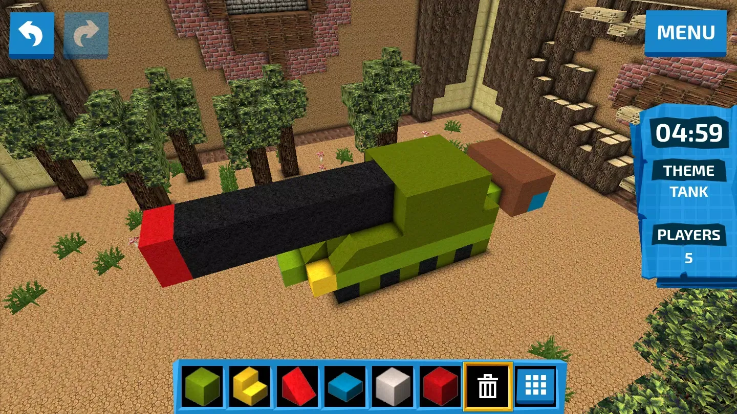 Tangkapan layar Build Battle Craft