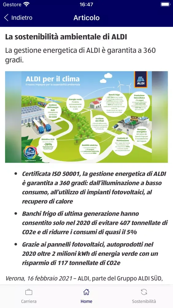 Скриншоты NOI e ALDI