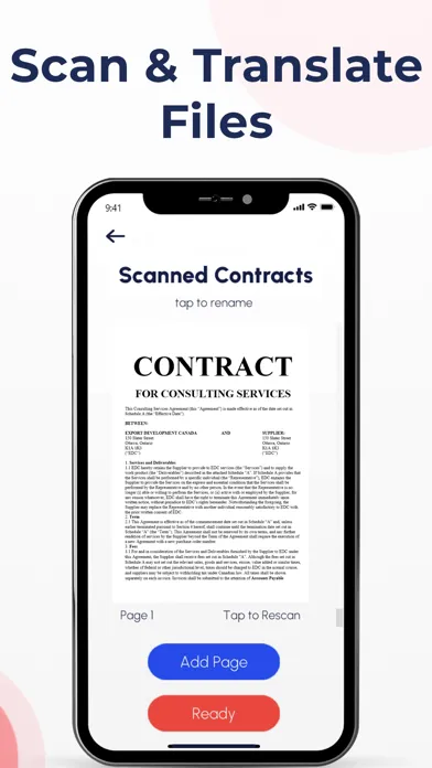 Screenshot di PDF Translate Pro