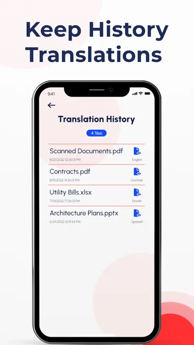 Screenshot di PDF Translate Pro