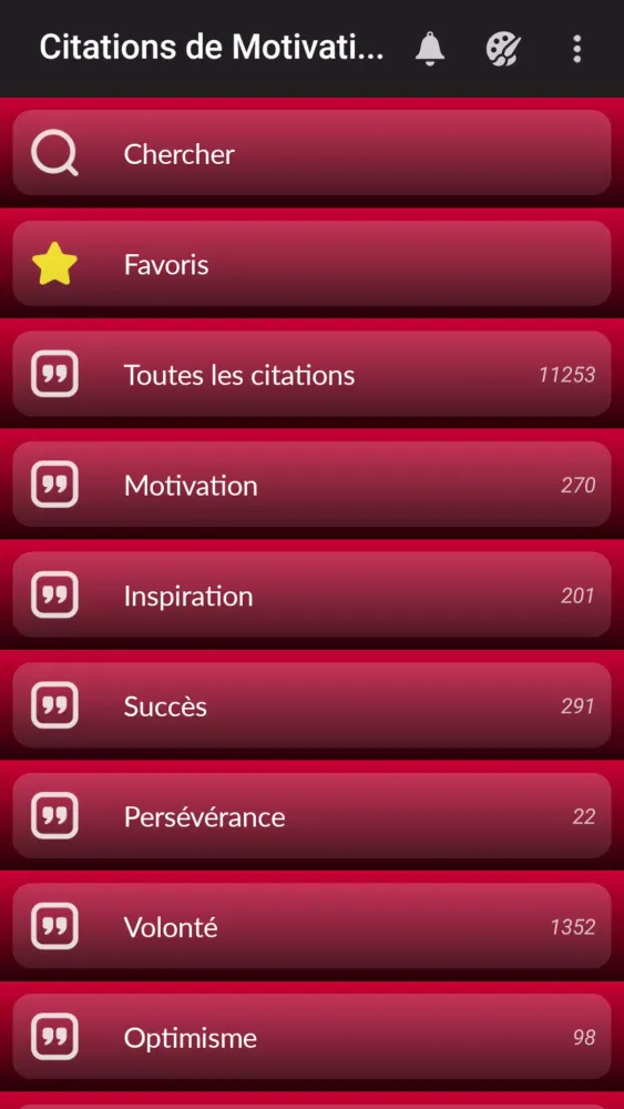 Citations de Motivation Ekran Görüntüleri