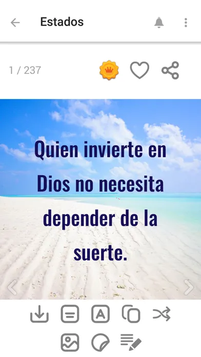 Zrzuty ekranu Frases Cristianas - La Bibia
