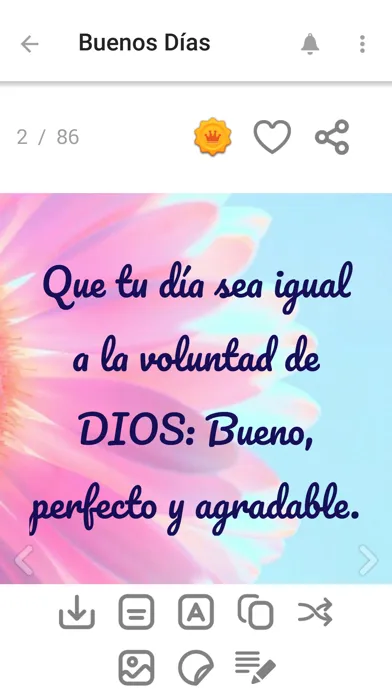 Zrzuty ekranu Frases Cristianas - La Bibia