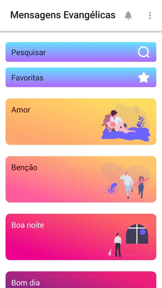 Mensagens Evangélicas Screenshots