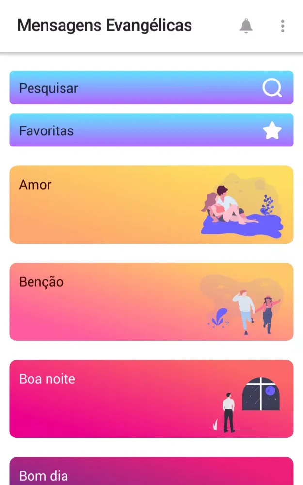 Mensagens Evangélicas Screenshots