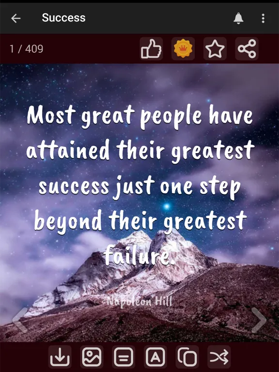 Скриншоты Powerful Motivational Quotes iPad 
