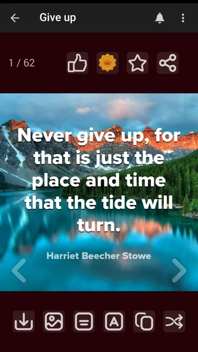 Скриншоты Powerful Motivational Quotes