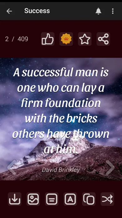 Скриншоты Powerful Motivational Quotes