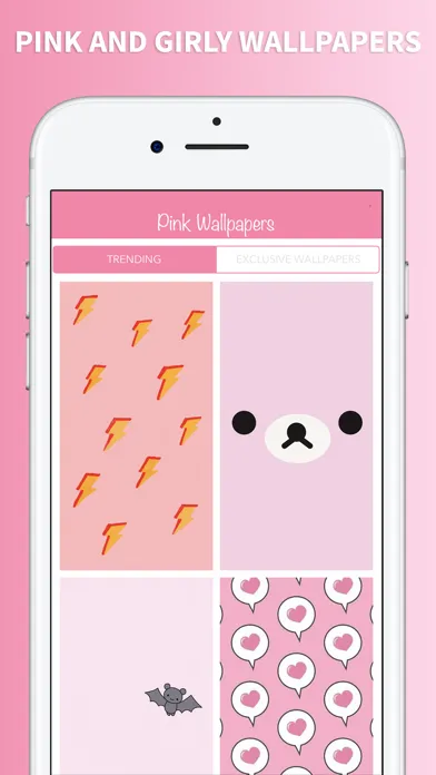Captures d'écran de Pink Wallpapers for girls