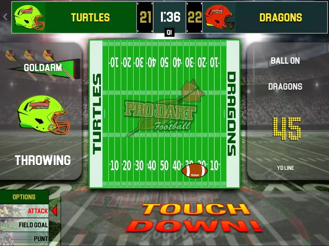 Pro Dart Football iPad 应用截图
