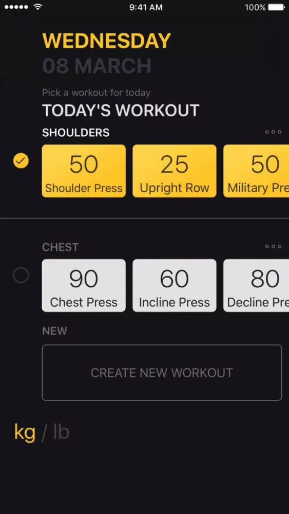 Weighter - Gym Plates Weight Calculator Screenshots