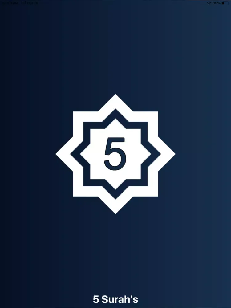5 Surah - Punj Surah iPad  Ekran Görüntüleri