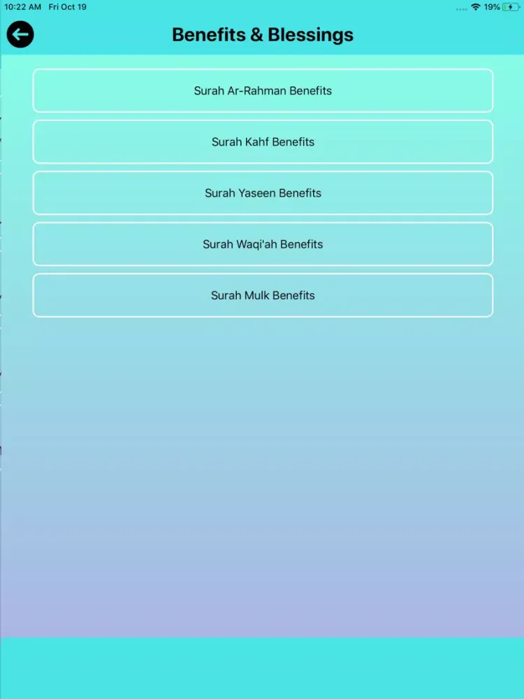 5 Surah - Punj Surah iPad  Ekran Görüntüleri