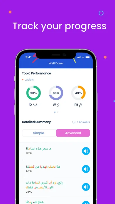 Скриншоты Arabits: Learn Arabic Language